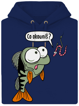 Co okouníš? unisex mikina premium Navy