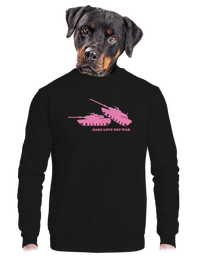 unisex mikina bez kapuce