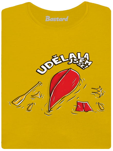 Udělal jsem se dámské tričko Yellow