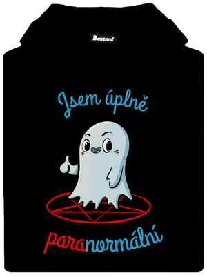 Jsem paranormální dámská mikina klokanka Black