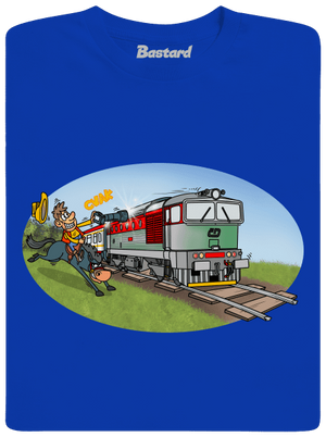 Šotouš na lovu pánské tričko Royal Blue