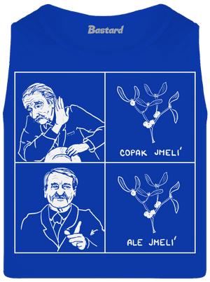 Cimrman: Copak jmelí pánské tílko Royal Blue