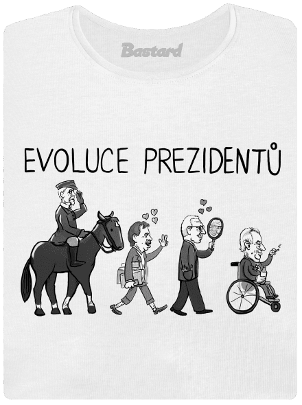 Evoluce prezidentů dámské tričko White