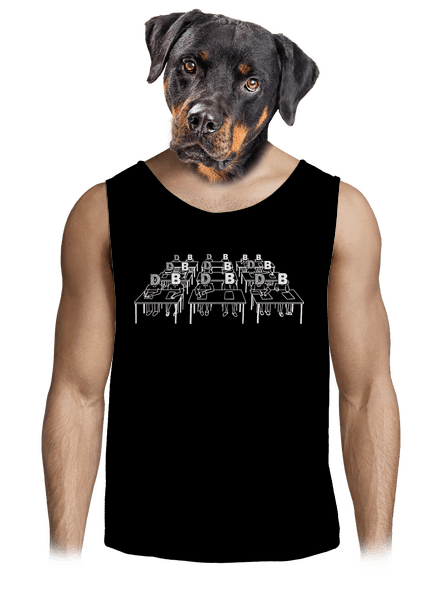 Cimrman: Debil, blbeček pánské tílko Black