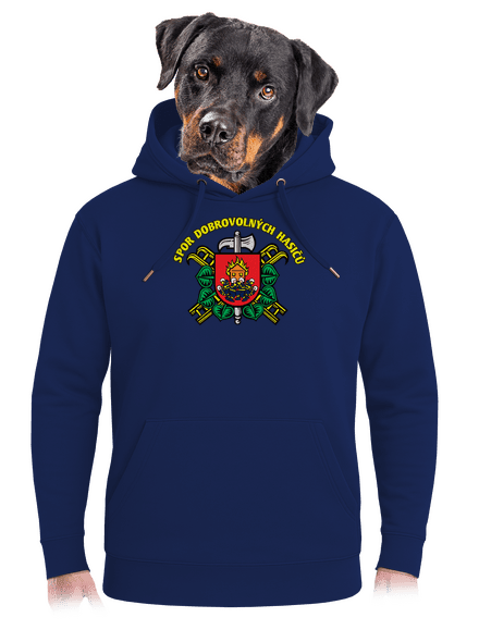 Spor dobrovolných hasičů unisex mikina premium Navy