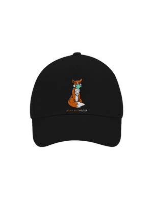 Liška Bystrouška kšiltovka baseballka Black