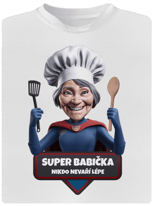 Super babička dětské sportovní tričko White