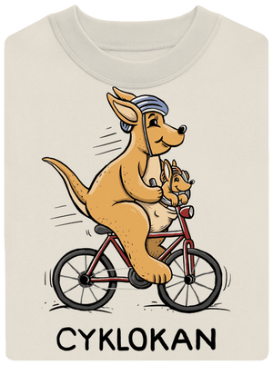 Cyklokan unisex mikina bez kapuce Off White