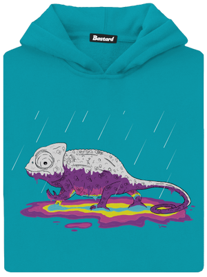 Odkryté tajemství dětská mikina klokanka Hawaiian Blue