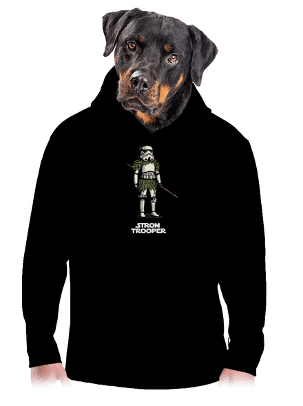 Strom trooper pánská mikina klokanka Black