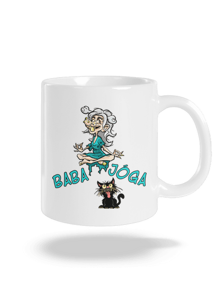 Baba Jóga klasický hrnek White