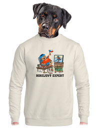 unisex mikina bez kapuce