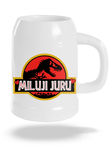Miluji Juru půllitr White
