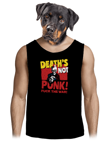 Death's not punk pánské tílko Black