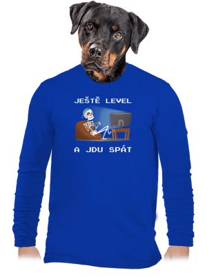 Ještě level pánské dlouhý rukáv Royal Blue