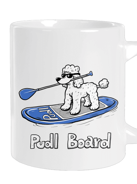 Pudl board velký hrnek White