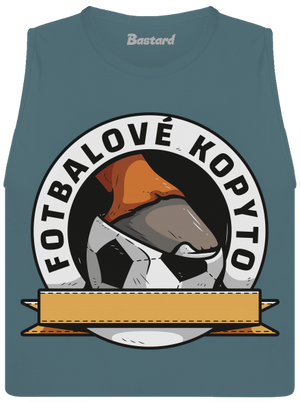 Fotbalové kopyto dámské tílko volné Heather Deep Teal