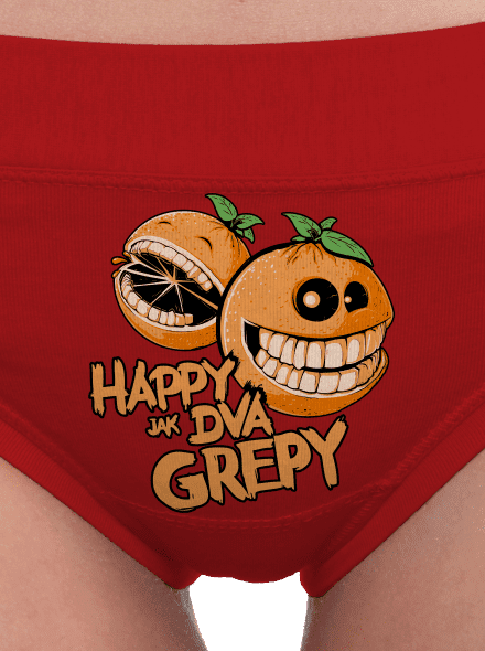 Happy grepy dámské kalhotky Red Mal