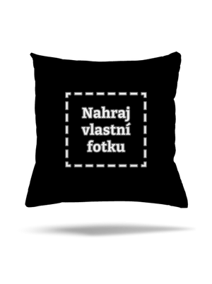 Vlastní potisk polštář Black