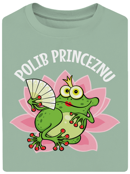 Polib princeznu a prince unisex tričko oversized Sage