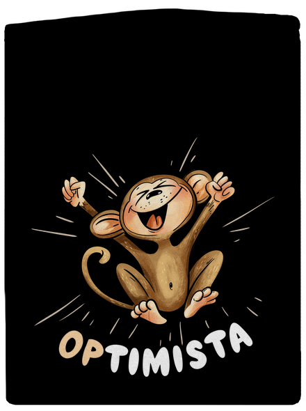 Optimista Op pánská mikina na zip Black