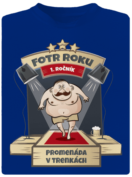 Fotr roku pánské sportovní tričko Royal Blue Mal