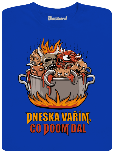 Co Doom dal pánské dlouhý rukáv Royal Blue