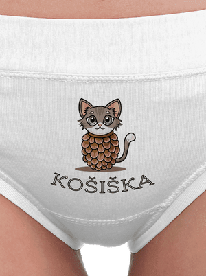 Košiška dámské kalhotky White