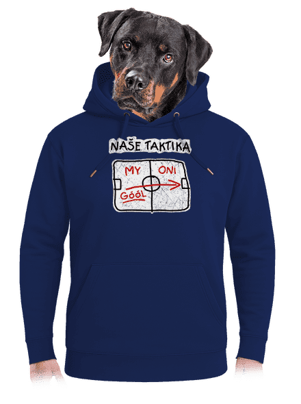 Naše taktika unisex mikina premium Navy