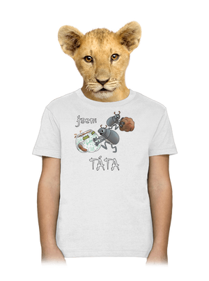 Jsem táta a máma dětské tričko White