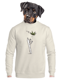 unisex mikina bez kapuce