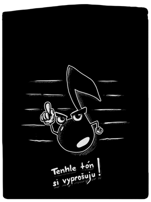 Tón pánská mikina na zip Black