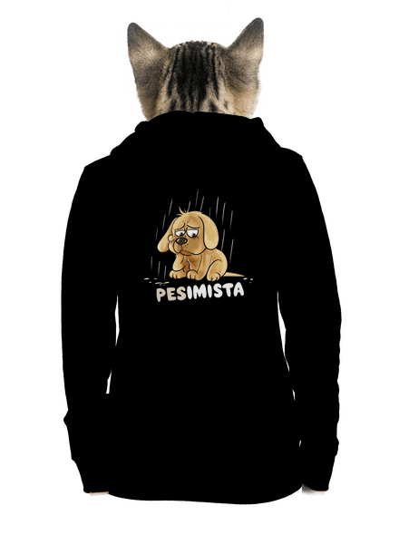 Pesimista  dámská mikina na zip Black