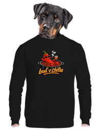 unisex mikina bez kapuce