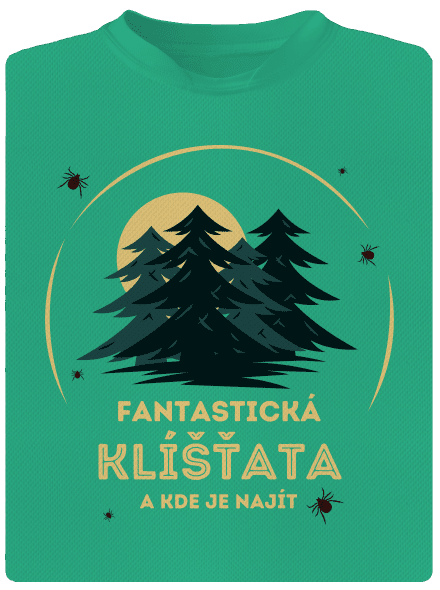 Fantastická klíšťata pánské sportovní tričko Mint Mal