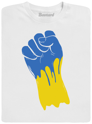 Ukrajina - Ruka pánské tričko White