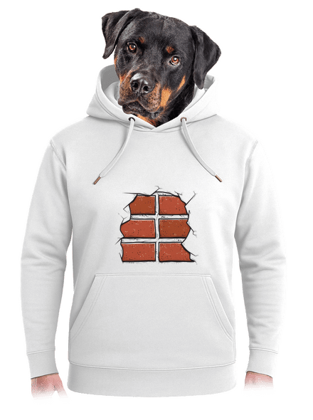 Cihličky unisex mikina premium Snowwhite