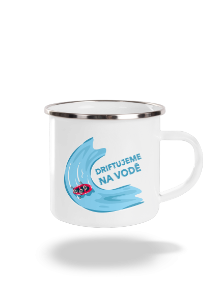 Driftujeme na vodě plecháček White