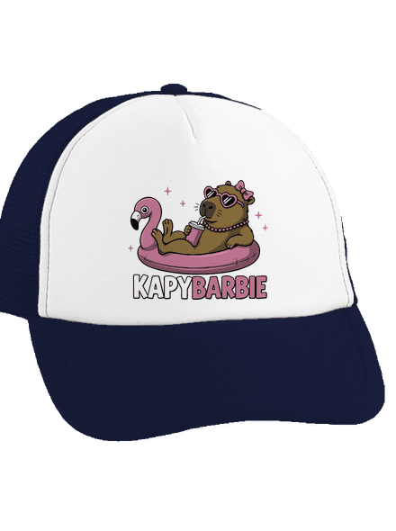 Kapybarbie kšiltovka truckerka French Navy cap