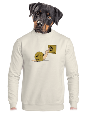 unisex mikina bez kapuce