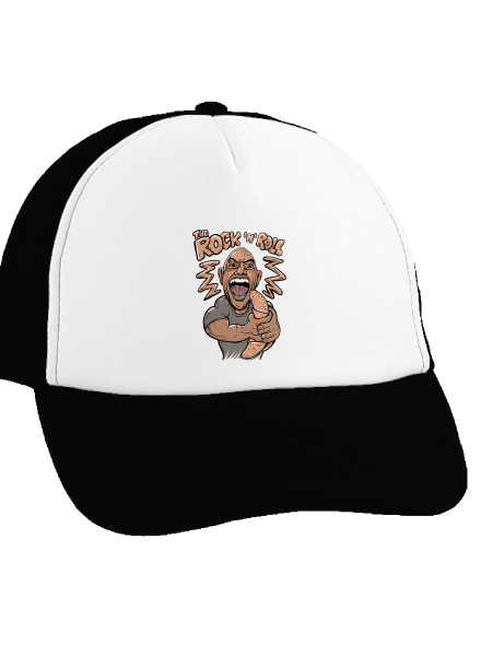 Rock and roll kšiltovka truckerka Black cap