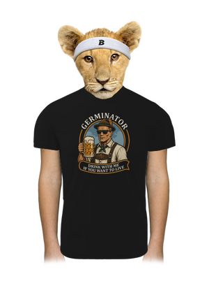 Germinator dětské sportovní tričko Black