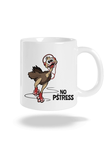 No pštress klasický hrnek White