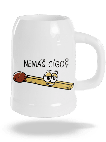 Cígo a oheň půllitr White