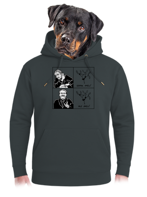 Cimrman: Copak jmelí unisex mikina premium Charcoal