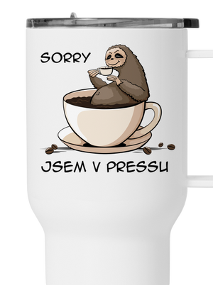 V pressu termohrnek White