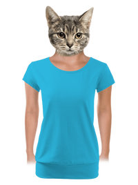 dámské tričko s lemem