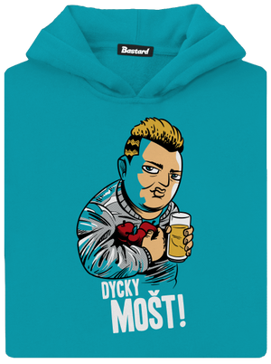 Dycky mošt dětská mikina klokanka Hawaiian Blue