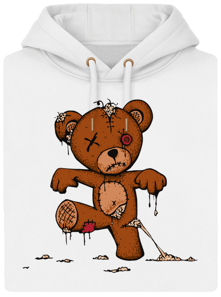 Zombie teddy unisex mikina premium Snowwhite