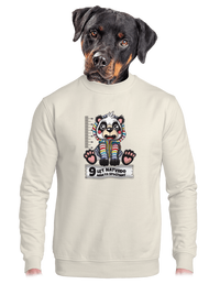 unisex mikina bez kapuce